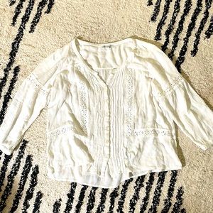 American Eagle Blouse / SIZE M / Ivory